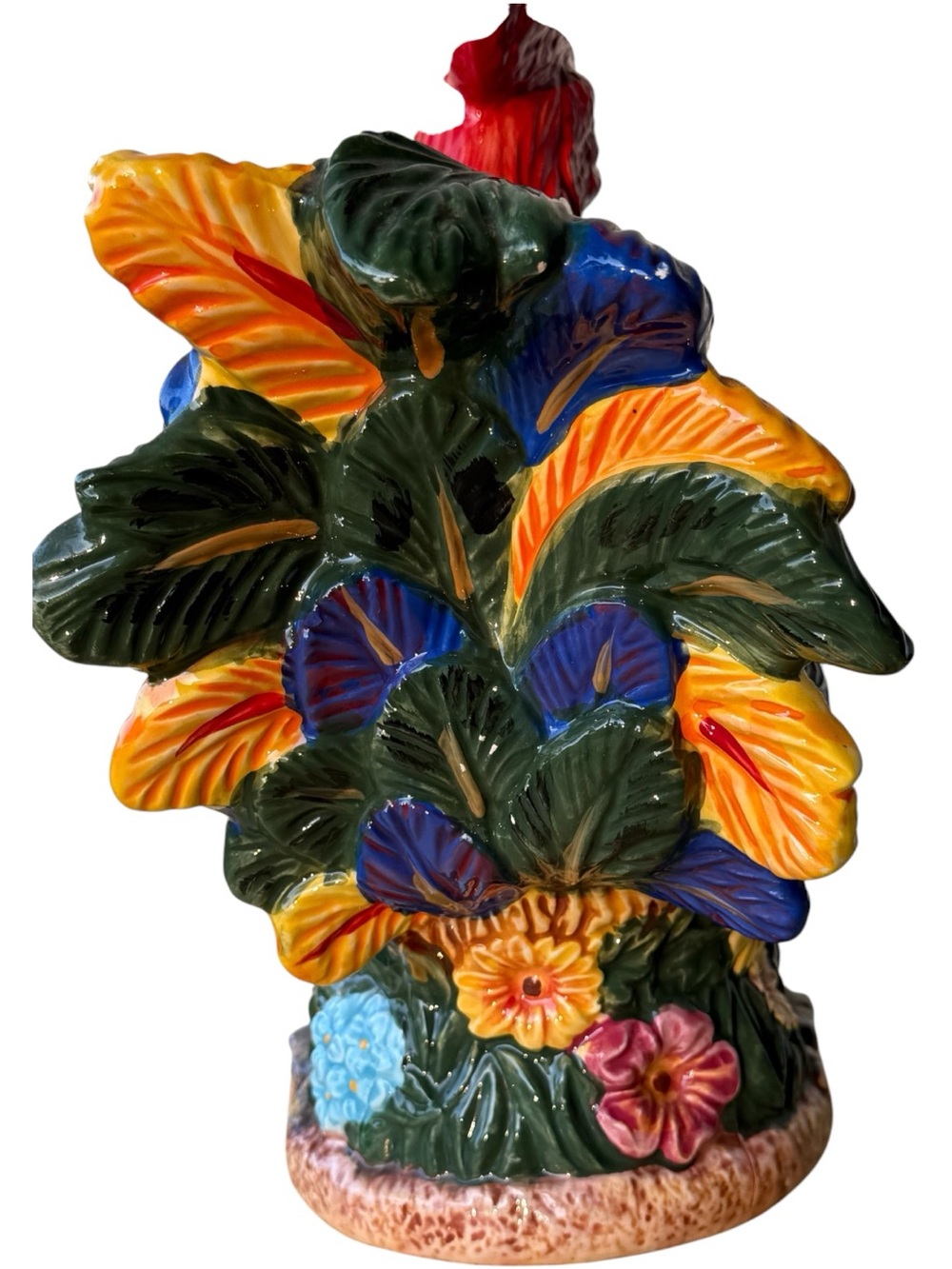 Floral Rooster Cookie Jar - Picture 6 of 6